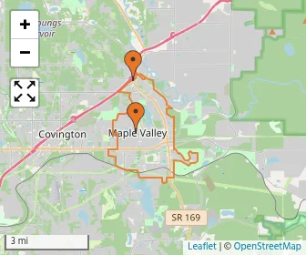 Area schools map